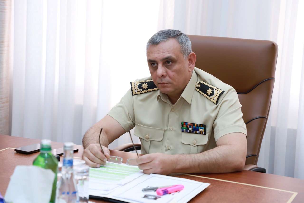 Hərbi xidmətlə bağlı iyul çağırışının gedişatı müzakirə olundu - FOTOLAR